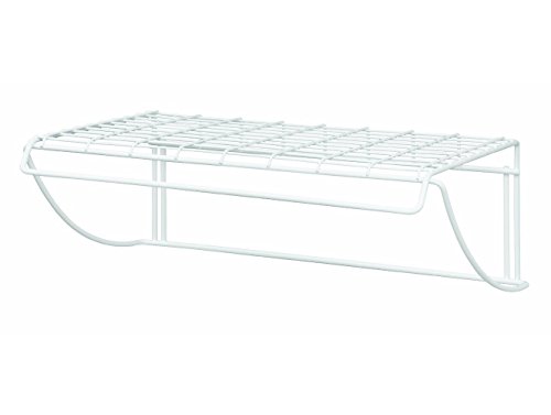 ClosetMaid 8278 18-Inch Wide Laundry Utility Hanger Shelf , White