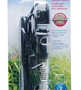 Marina Submersible Aquarium Heater, Betta Fish Tank Heater, 25-Watt, 11230, Black