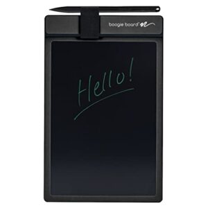 boogie board basics reusable writing pad - digital drawing tablet, lcd writing pad with instant erase, includes stylus pen