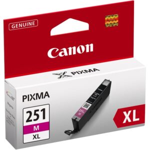 canon cli-251xl magenta compatible to ip7220,ix6820,mg5420,mg5520/mg6420,mg5620/mg6620,mx922/mx722,ip8720,mg6320,mg7120,mg7520 printers