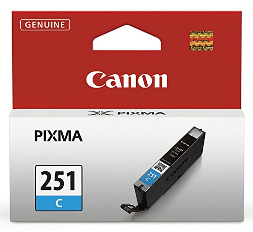 Canon CLI-251 Cyan Compatible to iP7220,iP8720,iX6820,MG5420,MG5520/MG6420,MG5620/MG6620,MG6320,MG7120,MG7520,MX922/MX722 Printers