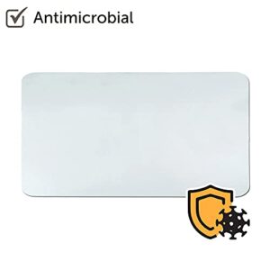 Artistic Clear Antimicrobial Desk Pad Organizer, 20" x 36" | Non-Skid Desk Pad Protects from Nicks, Scratches and Spills (60-6-0M)