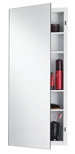 Jensen 835P24WHD Focus Medicine Cabinet with Polished Mirror, 16-Inch by 26-Inch