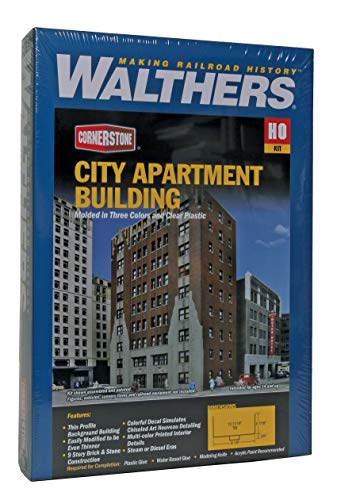 Walthers Trainline City Apartment Building - Kit Train Collectable Train