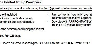 Heatilator / Heat n Glo Factory Gas Fan Replacement Control Module 4021-708