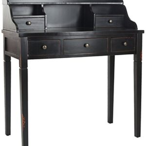 Safavieh American Homes Collection Landon Distressed Black Writing Desk