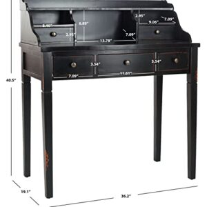 Safavieh American Homes Collection Landon Distressed Black Writing Desk