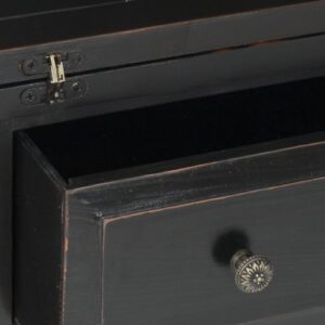 Safavieh American Homes Collection Abigail Distressed Black Fold Down Desk