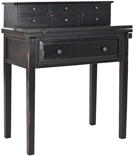 Safavieh American Homes Collection Abigail Distressed Black Fold Down Desk