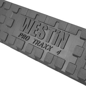 Westin 21-21405 Pro Traxx 4 Oval Nerf Step Bars fits 2007-2013 Silverado Sierra 1500 2007-2014 Silverado Sierra 2500 3500 Std. Cab (Excl. 07 Classic) Black 1 Pair