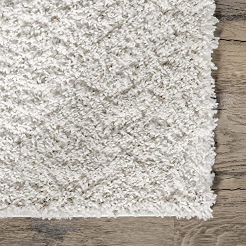 nuLOOM Marleen Contemporary Shag Area Rug, 5x8, Off White