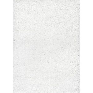 nuLOOM Marleen Contemporary Shag Area Rug, 5x8, Off White