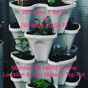 Mr. Stacky 5 Tiered Vertical Gardening Planter, Indoor & Outdoor