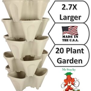 Mr. Stacky 5 Tiered Vertical Gardening Planter, Indoor & Outdoor