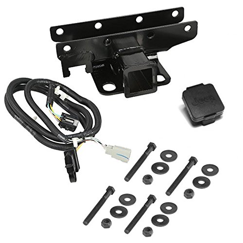 Rugged Ridge | Trailer Hitch Kit, Jeep Logo | 11580.52 | Fits 2007-2018 Jeep Wrangler JK