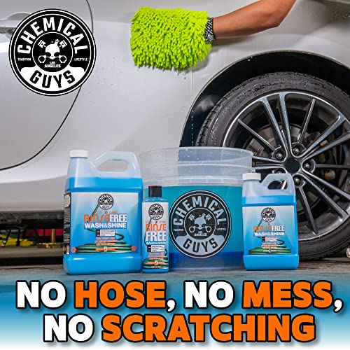 Chemical Guys CWS88816 Rinse-Free Car Wash & Shine Rinseless Soap (Use with Bucket), Safe for Cars, Trucks, SUVs, Motorcycles, RVs & More, 16 fl oz