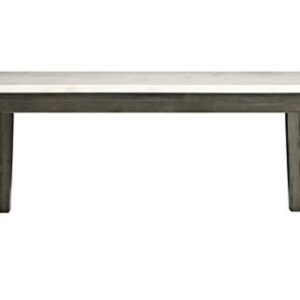 ACME FURNITURE Merel Dining Table - - White Marble & Gray Oak