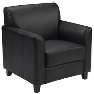 flash furniture hercules diplomat series black leathersoft chair