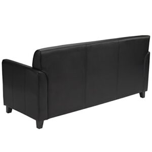 Flash Furniture HERCULES Diplomat Series Black LeatherSoft Sofa