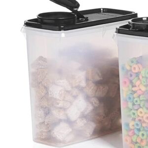 Tupperware Cereal Storer 13 Cup Black Exclusive