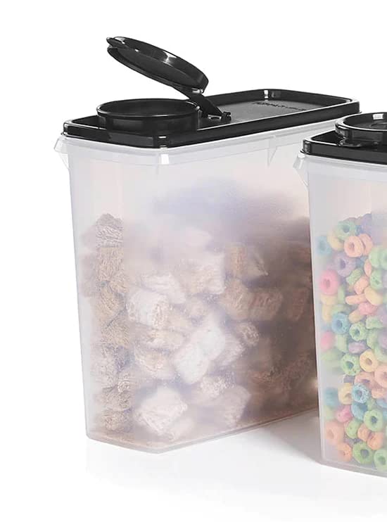 Tupperware Cereal Storer 13 Cup Black Exclusive