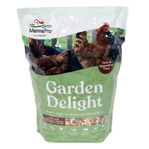 manna pro chicken scratch | garden grains, treat for coop, duck food, chicken supplies |2.25 pound (pack of 1)