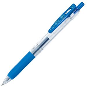 Zebra B-JJS15-COBL Gel Ballpoint Pen, Sarasa Clip, 0.4, Cobalt Blue, 10 Pieces