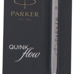 Parker Ball Point Pen Refills, Medium Point, Black Ink