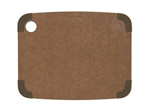 epicurean non-slip series cutting board, 11.5-inch by 9-inch, nutmeg/ brown