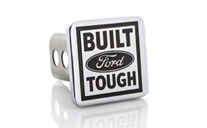 ford built tough metal trailer tow hitch cover plug emblem