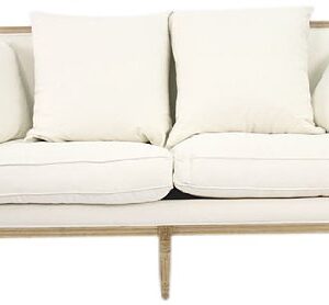 Zentique Louis Sofa, Natural Oak