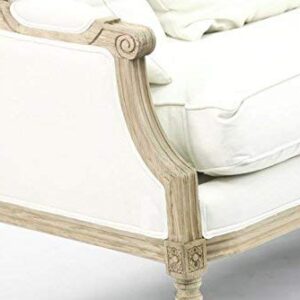 Zentique Louis Sofa, Natural Oak