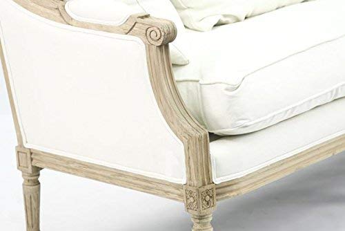 Zentique Louis Sofa, Natural Oak