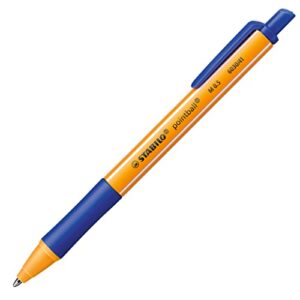 stabilo pointball pen, blue