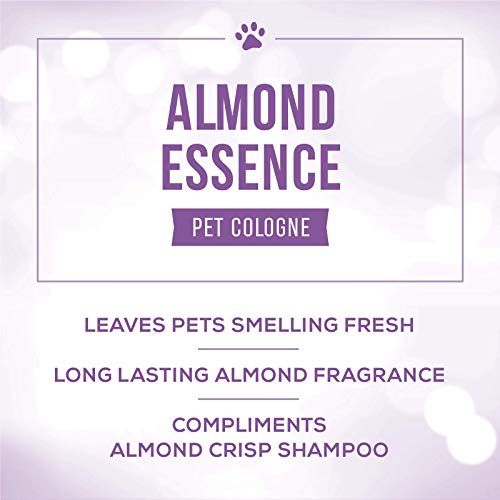 Nature's Specialties Almond Essence Dog Cologne for Pets, Natural Choice for Professional Groomers, Ready to Use Perfume, Finishing Spray, Made in USA, 8 oz