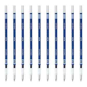 zebra brnjk5bl prefer sarasa njk-0.5 ballpoint pen refills, blue, 10 pieces