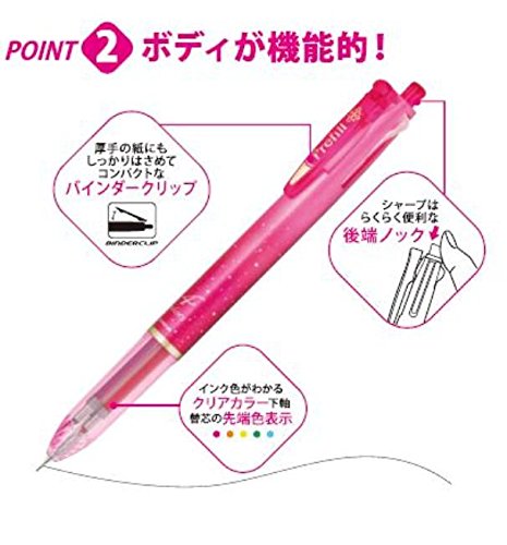 Zebra BRNJK5BL Prefer Sarasa NJK-0.5 Ballpoint Pen Refills, Blue, 10 Pieces
