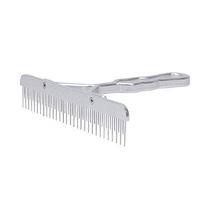 weaver leather livestock fluffer comb , aluminum/stainless steel