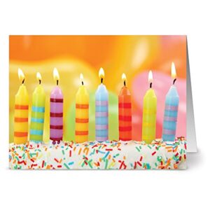 Note Card Cafe Happy Birthday Card Assortment with Yellow Envelopes | 144 Pack | 6 It's Your Birthday Designs | Blank Inside, Glossy Finish | Bulk Set for Greeting Cards, Occasions, Birthdays