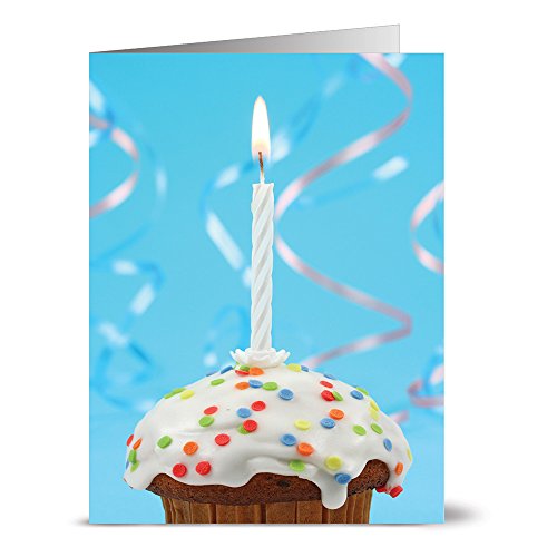 Note Card Cafe Happy Birthday Card Assortment with Yellow Envelopes | 144 Pack | 6 It's Your Birthday Designs | Blank Inside, Glossy Finish | Bulk Set for Greeting Cards, Occasions, Birthdays