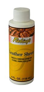 fiebing's leather sheen 4oz - liquid top finish for leather