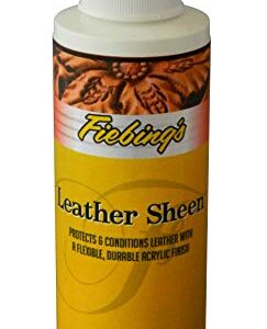 Fiebing's Leather Sheen 4oz - liquid top finish for leather