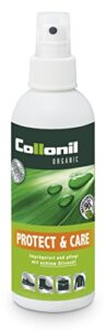 collonil organic protect & care leather/suede/nubuck protector waterproof 200ml