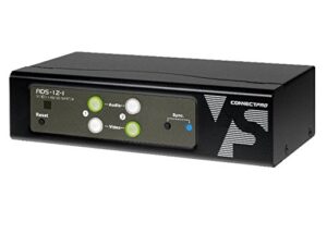 connectpro - monitor/audio switch - 2 ports - desktop (ads-12-i)