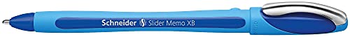 Schneider Slider Memo, Stick, Extrabold, 10 Pack, Blue (STW150203)