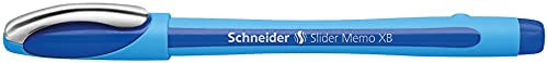 Schneider Slider Memo, Stick, Extrabold, 10 Pack, Blue (STW150203)