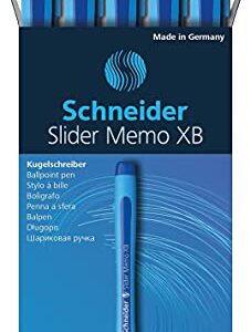 Schneider Slider Memo, Stick, Extrabold, 10 Pack, Blue (STW150203)