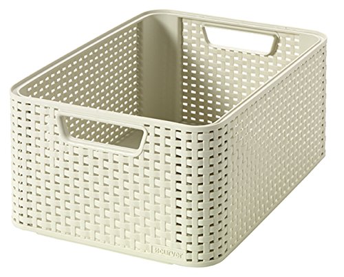 Curver Aspect Rotin Style 205845 Rattan Storage Box Medium Second-Generation Polypropylene