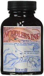 noodler's ink polar brown bottled ink refill