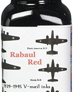 Noodler's Ink Refills V-mail Rabaul Red Bottled Ink - ND-19058